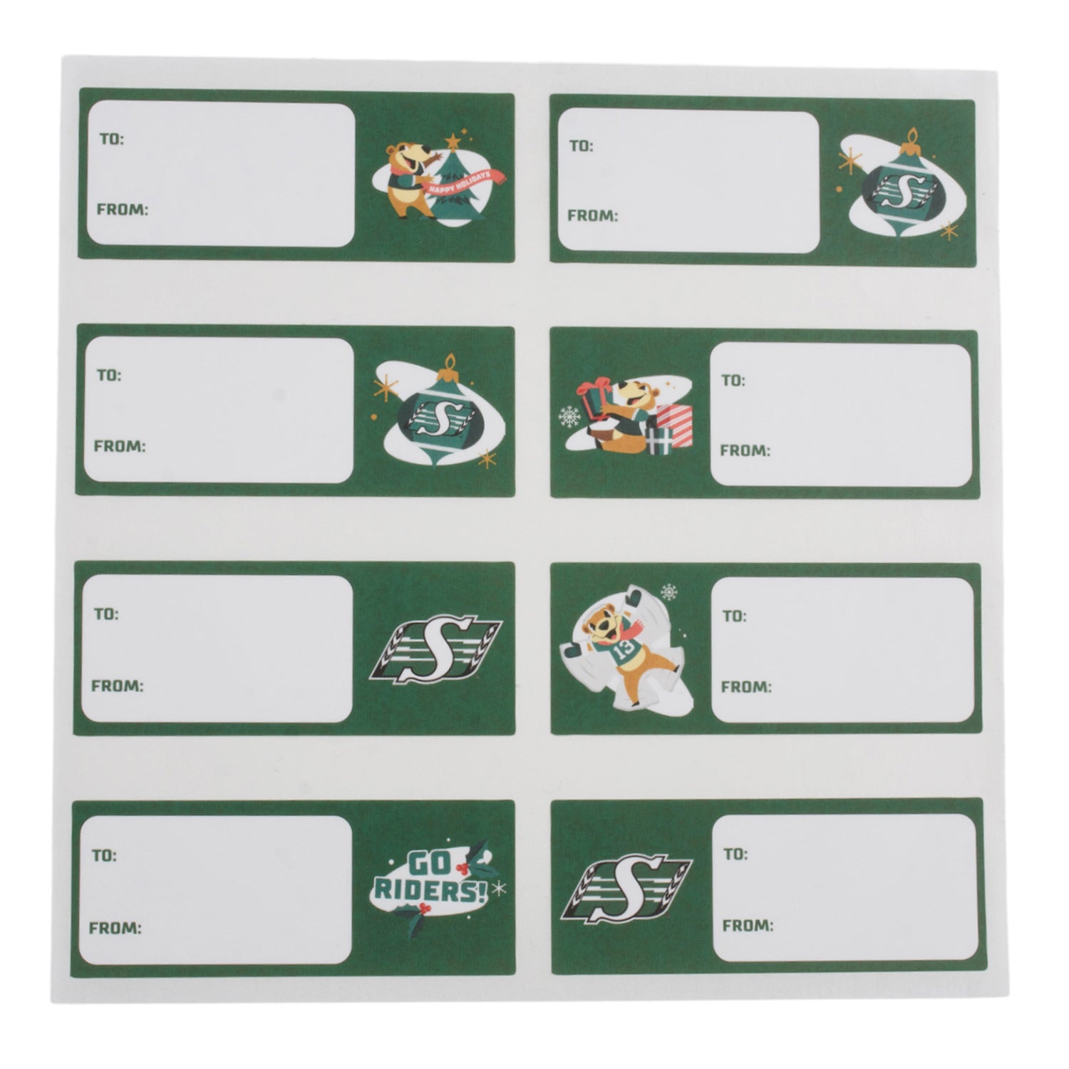 Gainer Holiday Labels 3PK